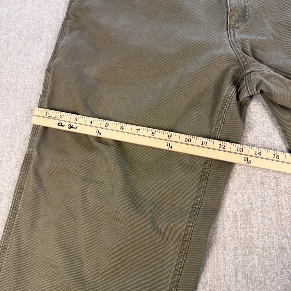 Vtg Dockers Khakis Carpenter Pants‎ Mens 38 X 32 Olive Utility Canvas Belt Loop